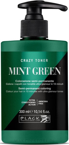 Semi-permanenter Haartoner - Black Professional Line Crazy Toner Mint Green