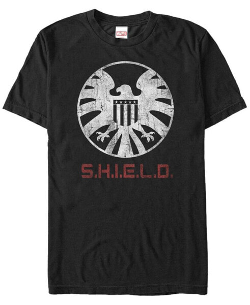 Marvel Men's Avengers Agents of S.H.I.E.L.D. Emblem Costume Short Sleeve T-Shirt