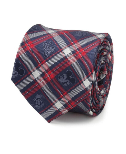 Men's Mickey and Friends Plaid Men's Tie