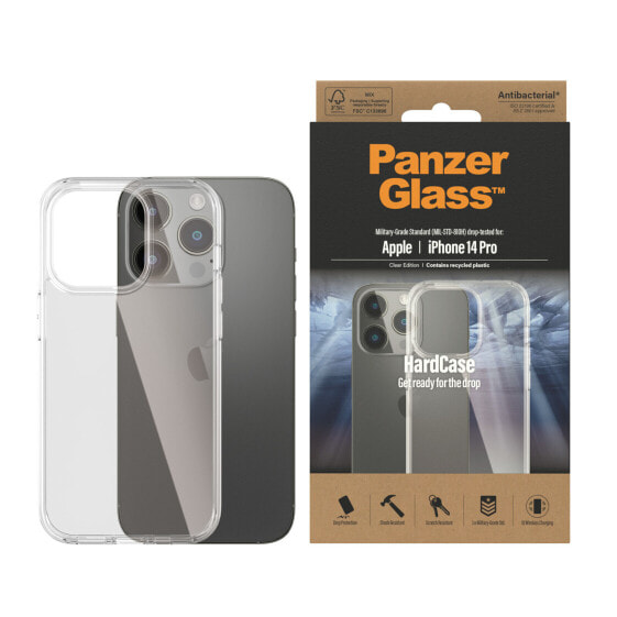 Кейс для iPhone 14 Pro PanzerGlass™ HardCase | Прозрачный - Apple - 15.5 см (6.1") | Защитный чехол