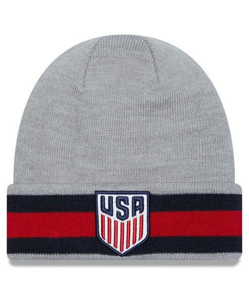 Men's Gray USMNT Banded Cuffed Knit Hat