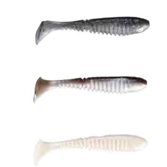 BERKLEY Flex Rib Shad Soft Lure 100 mm 50 pcs