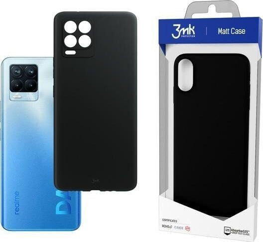 Чехол для смартфона 3MK Matt Case Realme 8 Pro (Черный)