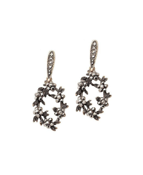 Women's Wreath Drop Earrings