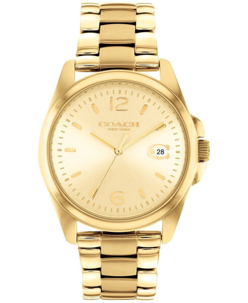Часы COACH Greyson Gold-Tone Watch