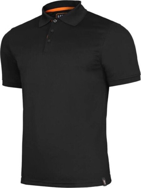 Magnum KOSZULKA MAGNUM POLO BLACK/BRIGHT MARIGOLD S