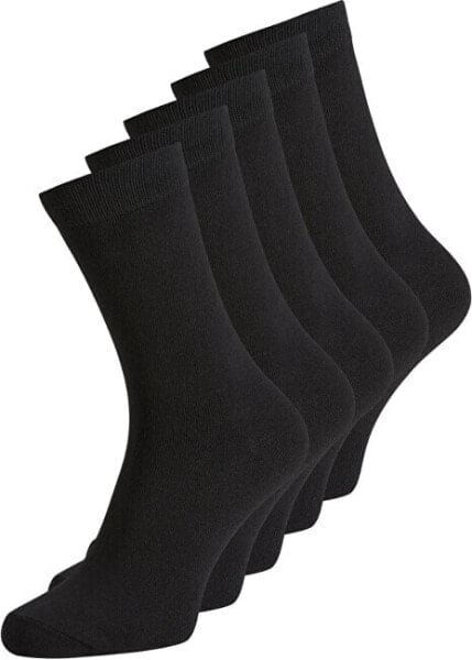 5 PACK - men´s socks JACJENS 12113085 Black