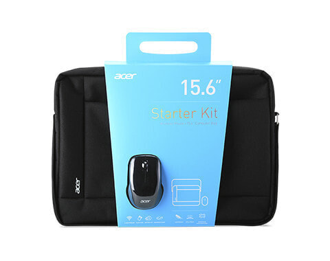 Acer Starter Kit Carry Case for up to 15.6" & Wireless Mouse - Toploader bag - 39.6 cm (15.6") - 2 kg