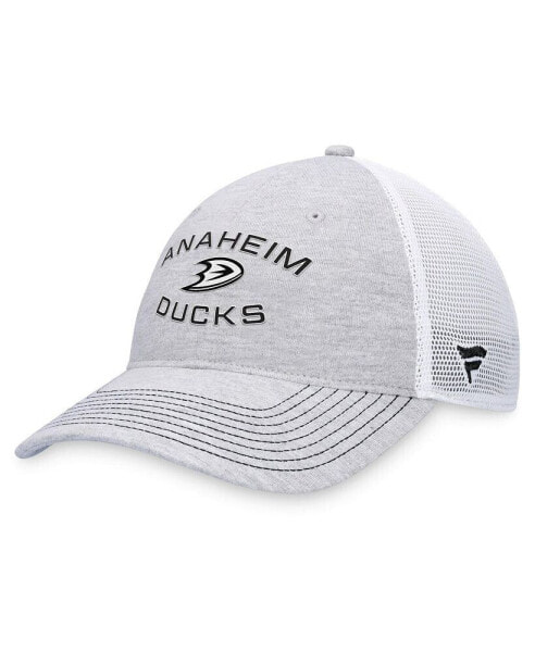 Бейсболка мужская Fanatics серого цвета с принтом Anaheim Ducks