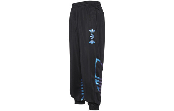 Брюки спортивные adidas originals Zeno Track Pants Logo черные - мужские