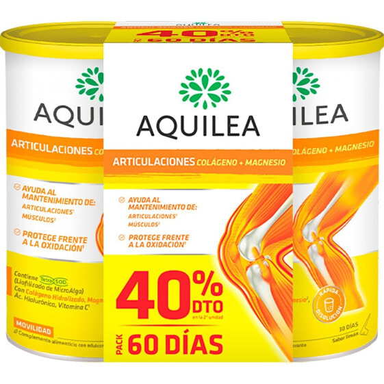 Пищевая добавка AQUILEA Joints Collagen + Magnesium 375 грамм Лимон