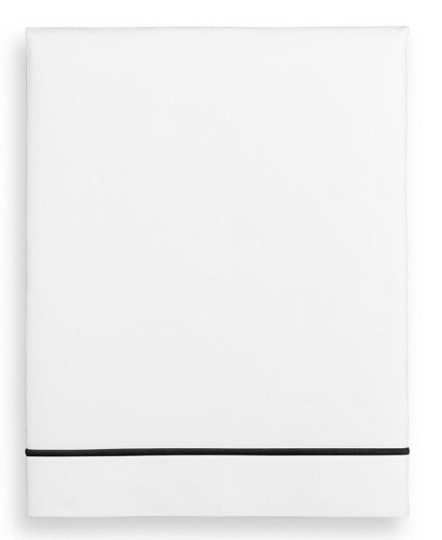 Italian Percale 100% Cotton Flat Sheet, Twin, Created for Macy's