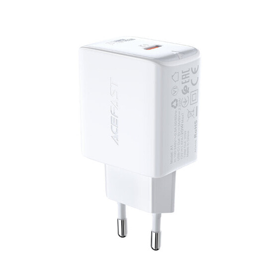 Зарядное устройство Acefast USB-C 20W Power Delivery белое