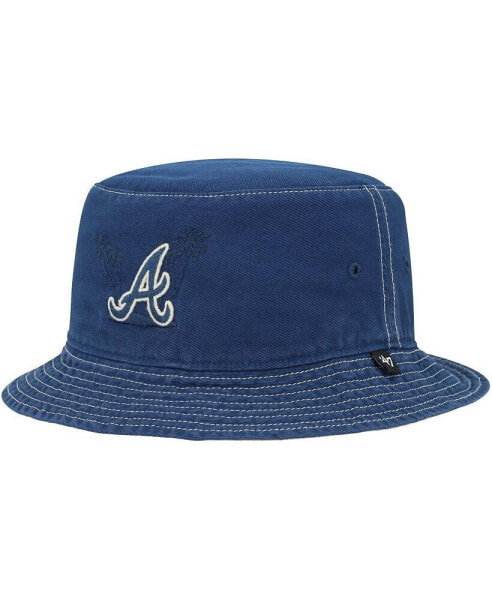 Men's Navy Atlanta Braves Trailhead Bucket Hat