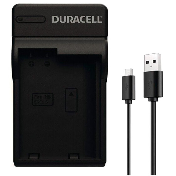 DURACELL Charger With USB Cable For DRNEL15/Nikon EN-EL15