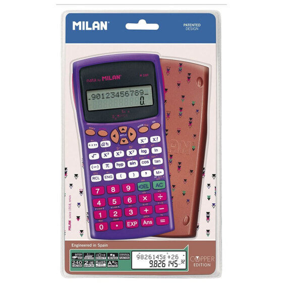 MILAN Blister Pack M240 Scientific Calculator Copper Series