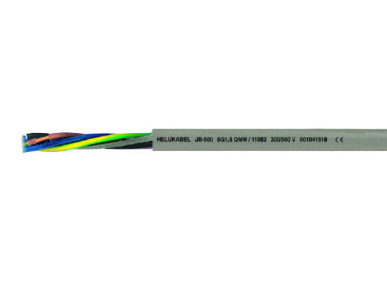 Helukabel JB-500 - Low voltage cable - Grey - Polyvinyl chloride (PVC) - Polyvinyl chloride (PVC) - Cooper - 3x1 mm²