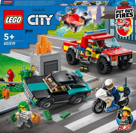 Детям > Игрушки и игры > Конструкторы LEGO City 60319 - Набор Пожарно-спасательная операция и Погоня за преступником