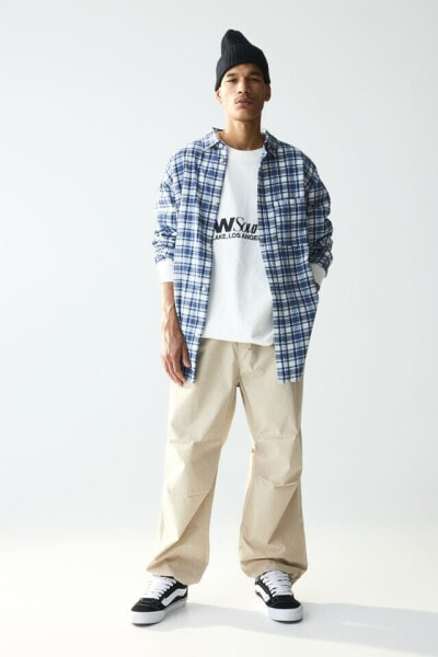 Loose Fit Parachute Pants