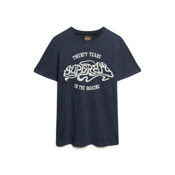 SUPERDRY 70´S Lo-Fi Graphic Band short sleeve T-shirt