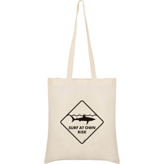 KRUSKIS Surf At Own Risk Tote Bag