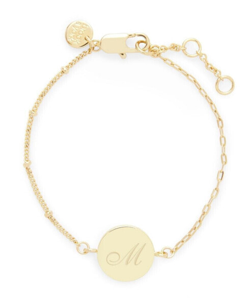 14K Gold Plated Paige Initial Bracelet