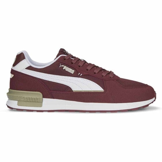 Puma Graviton Lace Up Mens Burgundy Sneakers Casual Shoes 38073829