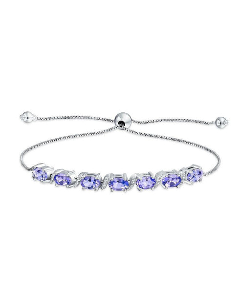 Браслет Bling Jewelry Gemstone Zircon LSTMNT Tanzanite.