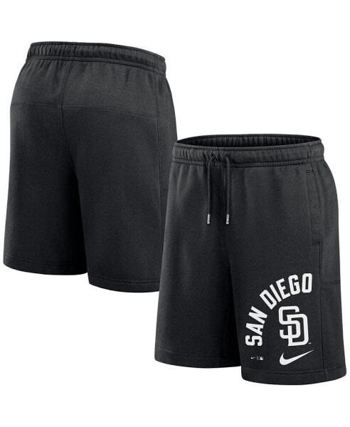 Men's Black San Diego Padres Arched Kicker Shorts