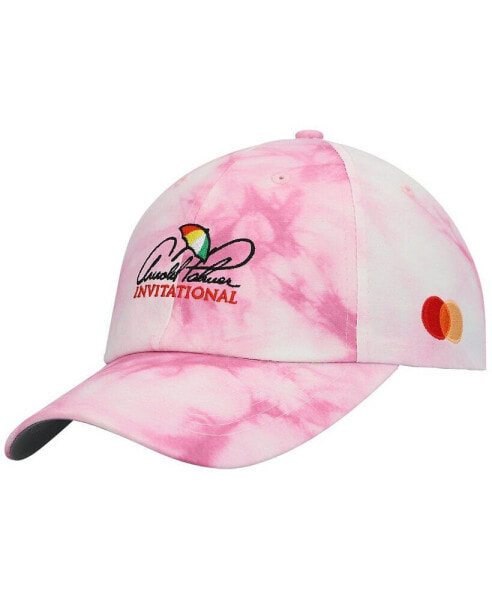 Men's Pink Arnold Palmer Invitational Hullabaloo Tie-Dye Adjustable Hat