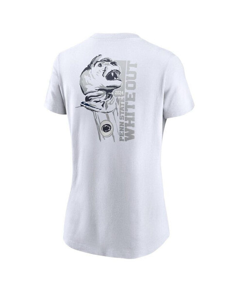 Women's White Penn State Nittany Lions 2024 White Out T-Shirt