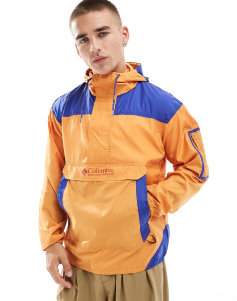 Columbia Challenger II windbreaker in orange