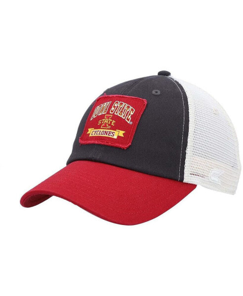 Men's Charcoal Iowa State Cyclones Objection Snapback Hat