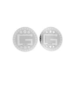 Stylish steel stud earrings G Solitaire JUBE01028JWRHT / U