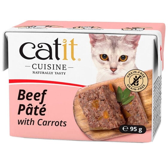 CATIT Cuisine 95g beef pâté & carrots