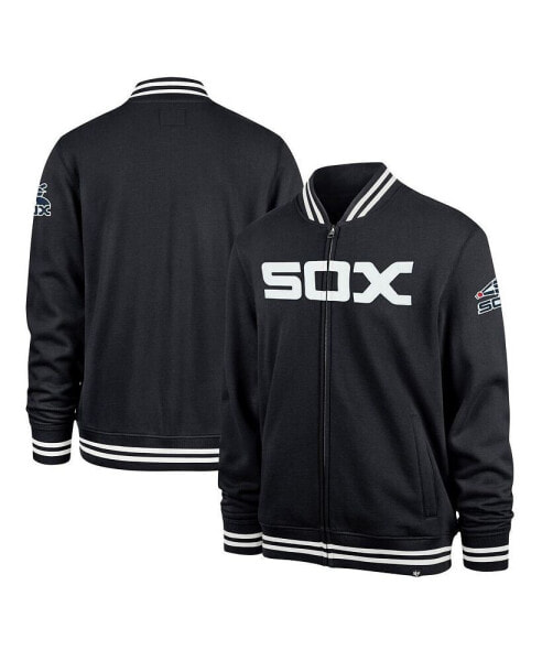 Men's Navy Chicago White Sox Wax Pack Pro Camden Full-Zip Track Jacket