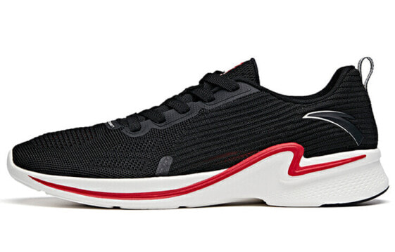 Кроссовки мужские Anta Running Shoes 112025540-1, второе поколение, черно-красные