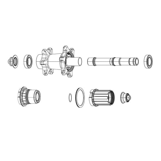 ZIPP ZM900 hub front axle kit