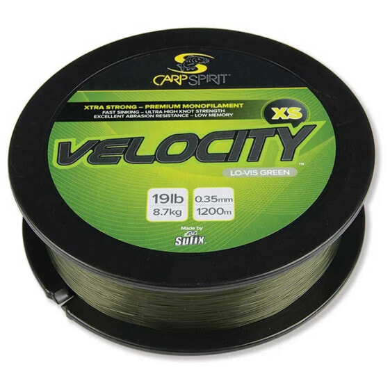 CARP SPIRIT Velocity XS Carpfishing Line 1200 m