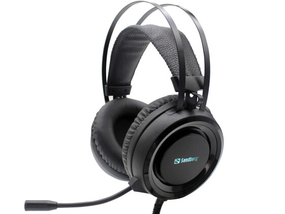 Игровая гарнитура Sandberg Dominator Headset - Headset - Head-band - Gaming - Black - Бинауральные - 2.1 м