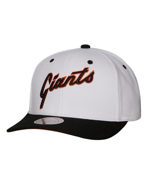 Men's White San Francisco Giants Cooperstown Collection Pro Crown Snapback Hat