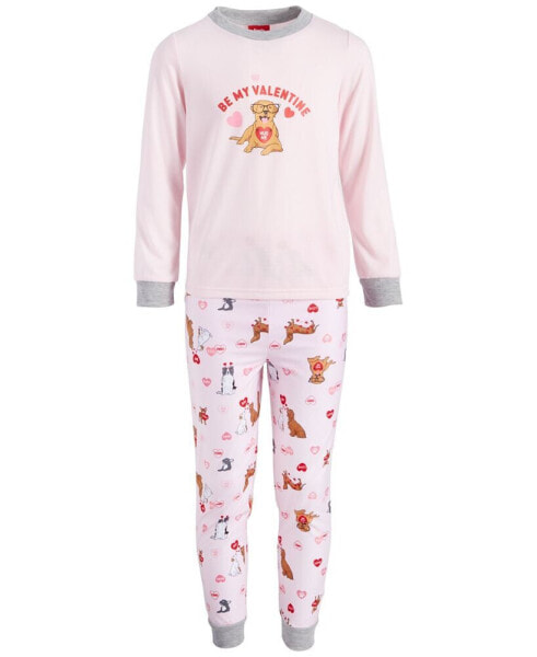 Toddler, Little & Big Kids Be My Valentine Pajamas Set, Created for Macy's