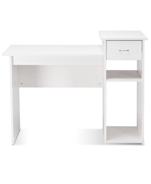 Computer Desk PC Laptop Table w/ Drawer and Shelf Home Office
