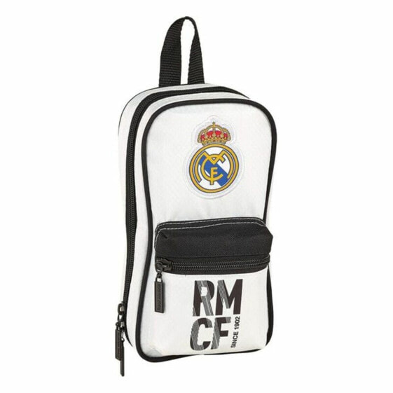 Пенал-рюкзак Real Madrid C.F. Белый Чёрный 12 x 23 x 5 cm