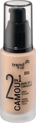 Foundation 2in1 Camou Concealer 006, 30 ml