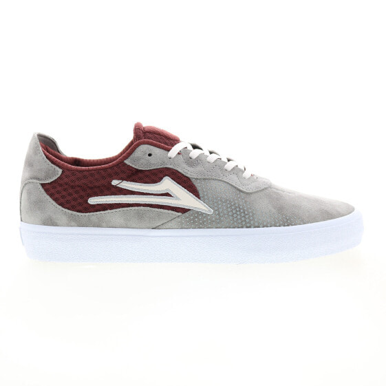 Lakai Essex MS1230263A03 Mens Gray Suede Skate Inspired Sneakers Shoes