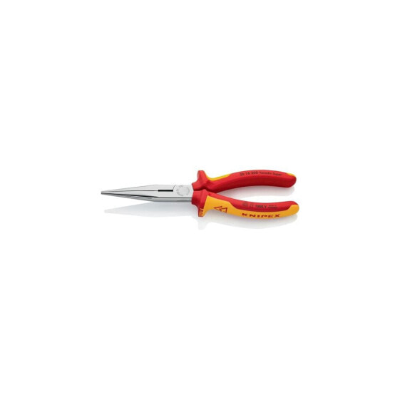 Knipex Flachrundzange Länge 200 mm gerade VDE Mehrkomponenten-Hüllen