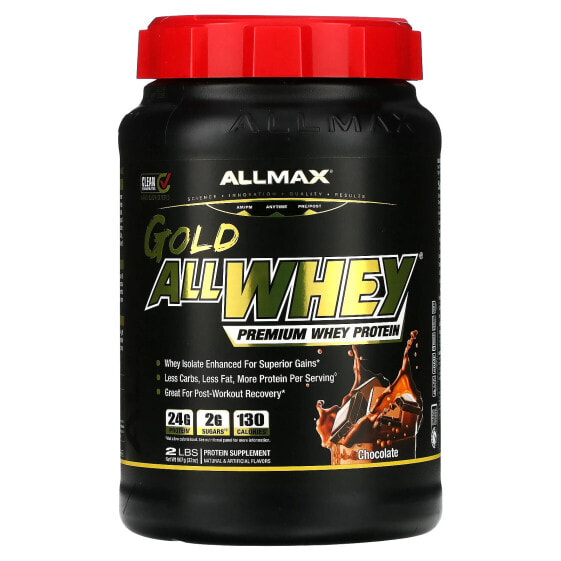 Gold AllWhey, Premium Whey Protein, Chocolate, 2 lbs (907 g)