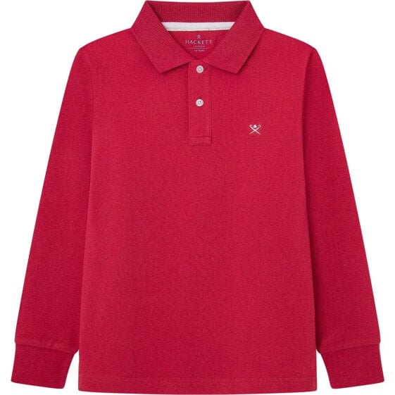 HACKETT Small Logo long sleeve polo