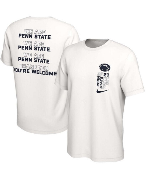 Men's White Penn State Nittany Lions 2021 White Out Student T-shirt